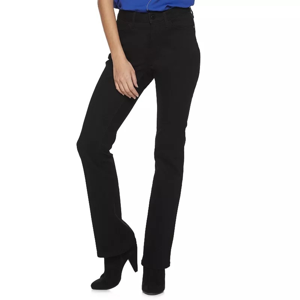 NEW WITH TAGS ✨ jennifer lopez JLO flawless sculpt black bootcut jeans